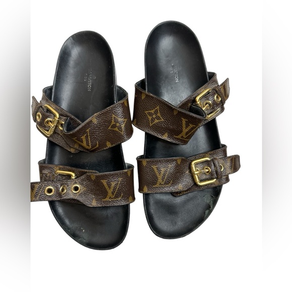 Louis Vuitton Bom Dia Flat Mule EU 37 Pre-owned - Picture 8 of 13